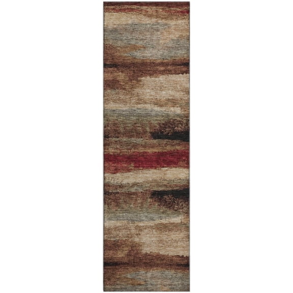 Dalyn Rugs Premium Machine Washable Mayfield AMF942 Mocha 2'3" x 7'6" Runner Rug