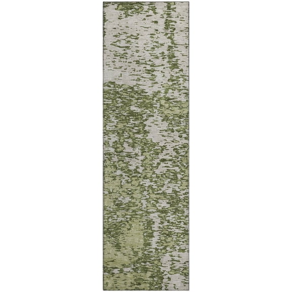Dalyn Rugs Premium Machine Washable Mayfield AMF946 Olive 2'3" x 7'6" Runner Rug