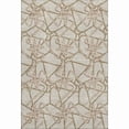 thumbnail image 1 of HomeRoots 675278 5 x 8 ft. Beige, Ivory & Brown Geometric Transitional Washable Machine Made Rectangle Area Rug with UV Protection, 1 of 9