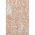 thumbnail image 1 of HomeRoots 675428 5 x 8 ft. Coral Taupe & Ivory Abstract Washable Machine Made Rectangle Area Rug with UV Protection, 1 of 9