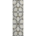 thumbnail image 1 of Dalyn Rugs Premium Machine Washable Mayfield AMF950 White 2'3" x 7'6" Runner Rug, 1 of 6