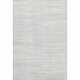 thumbnail image 1 of HomeRoots 675622 8 x 10 ft. Silver & Ivory Striped Transitional Washable Machine Made Rectangle Area Rug with UV Protection, 1 of 9