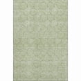 thumbnail image 1 of HomeRoots 676031 9 x 12 ft. Artichoke Green & Ivory Geometric Transitional Washable Machine Made Rectangle Area Rug with UV Protection, 1 of 9