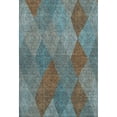thumbnail image 1 of Dalyn Rugs Premium Machine Washable Mayfield AMF962 Teal 3' x 5' Rug, 1 of 7