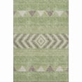thumbnail image 1 of HomeRoots 676404 10 x 14 ft. Green Taupe & Ivory Southwestern Washable Machine Made Rectangle Area Rug with UV Protection, 1 of 9