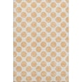 thumbnail image 1 of HomeRoots 677429 10 x 14 ft. Peach & Ivory Polka Dot Washable Machine Made Rectangle Area Rug with UV Protection, 1 of 9
