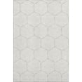 thumbnail image 1 of HomeRoots 677884 9 x 12 ft. Ivory & Brown Geometric Washable Machine Made Rectangle Area Rug with UV Protection, 1 of 9