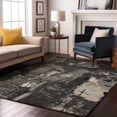 thumbnail image 1 of Addison Rugs Mayfield Premium Machine Washable Transitional Abstract Black Rectangle Rug, 9' x 12', 1 of 6