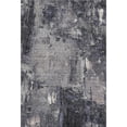thumbnail image 1 of HomeRoots 677985 8 x 10 ft. Charcoal & Silver Abstract Transitional Washable Machine Made Rectangle Area Rug with UV Protection, 1 of 7