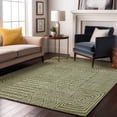 thumbnail image 1 of Addison Rugs Mayfield Premium Machine Washable Transitional Geometric Green Rectangle Rug, 8' x 10', 1 of 6
