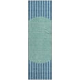 thumbnail image 1 of Dalyn Rugs Premium Machine Washable Mayfield AMF994 Teal 2'3" x 7'6" Runner Rug, 1 of 6