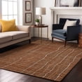 thumbnail image 1 of Addison Rugs Mayfield Premium Machine Washable Transitional Stripes Paprika Rectangle Rug, 9' x 12', 1 of 6