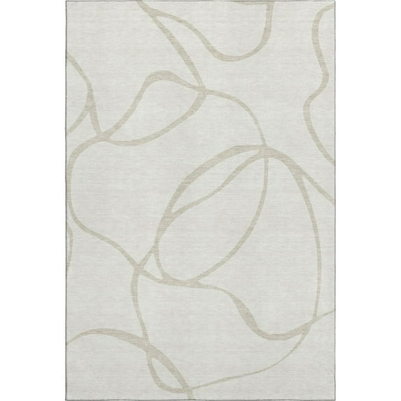 Dalyn Rugs Premium Machine Washable Mayfield AMF999 Ivory 9' x 12' Rug