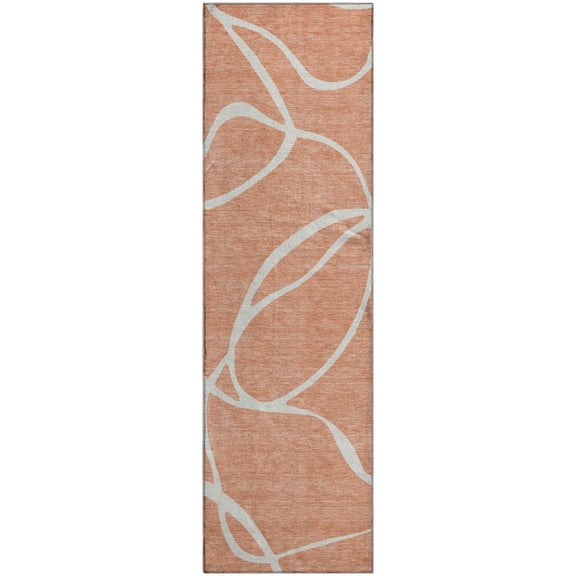 Dalyn Rugs Premium Machine Washable Mayfield AMF999 Salmon 2'3" x 7'6" Runner Rug