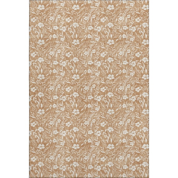 Dalyn Rugs Soft Essentials SE4 Copper 3' x 5' Indoor/Outdoor, Premium Washable, Bedroom, Living Room, Dining Room, Kitchen, Patio Rug