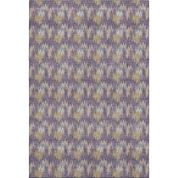 Dalyn Rugs Soft Essentials SE5 Plum 3' x 5' Luxury Washable, Bedroom, Living Room, Dining Room, Kitchen, Patio Rug