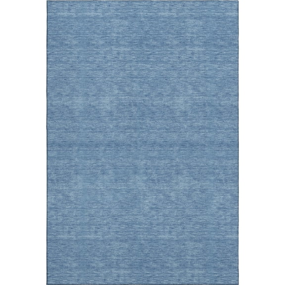 Dalyn Rugs Soft Essentials SE6 Denim 3' x 5' Luxury Washable, Bedroom, Living Room, Dining Room, Kitchen, Patio Rug
