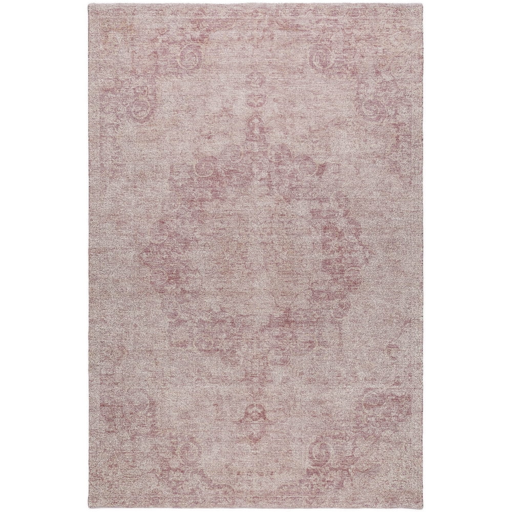 Dalyn Rugs Tabrook TB5 Pink Indoor/Outdoor, Luxury Washable, Bedroom ...