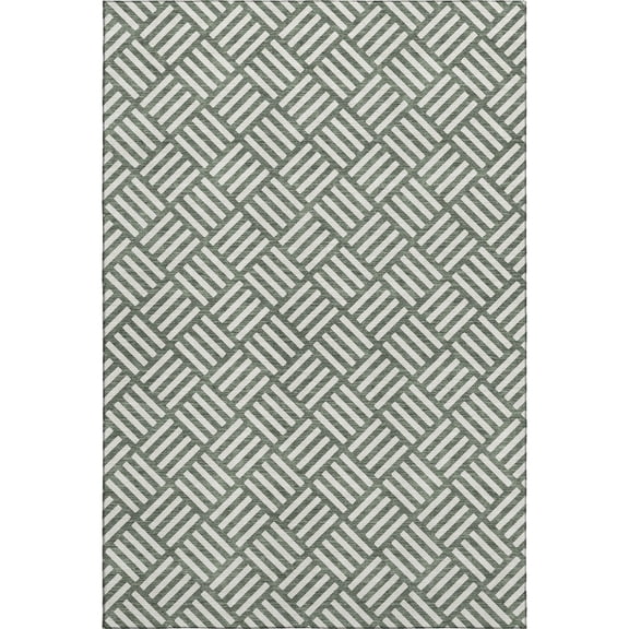 Dalyn Rugs The Reserve TR3 Basil Indoor/Outdoor, Premium Washable, Bedroom, Living Room, Dining Room, Kitchen, Patio Rug, 5' x 7'6", Basil