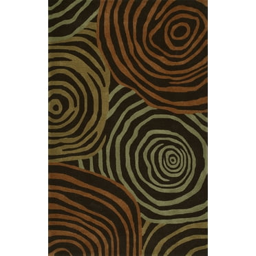 Dalyn Santino Area Rug SO49 So49 Chocolate Chocolate Rings Loops 8' x 10' Rectangle