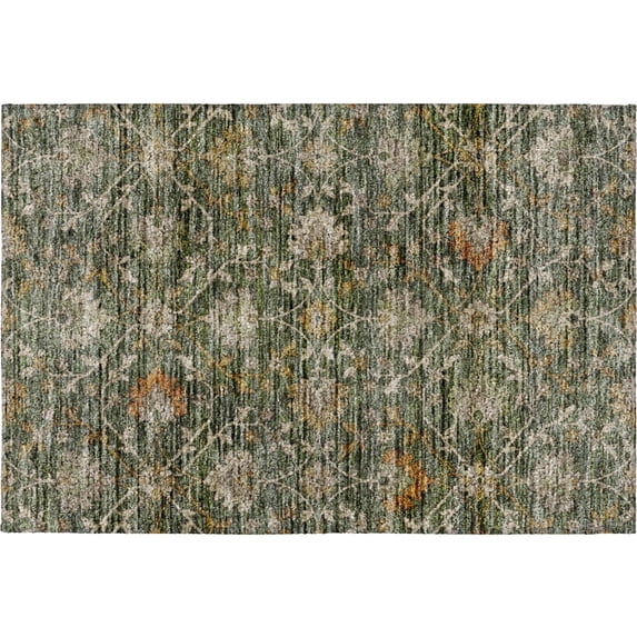 Dalyn Silk Road Area Rug SR1-Basil SR1BS20X30 Basil, 1'8" x 2'6"