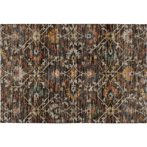 Dalyn Silk Road Area Rug SR4-Chocolate SR4CH20X30 Chocolate, 1'8" x 2'6"