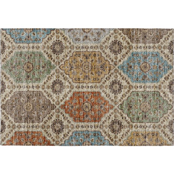 Dalyn Silk Road Area Rug SR7-Linen SR7LN20X30 Linen, 1'8" x 2'6"