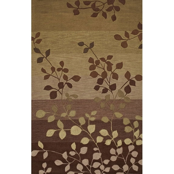 Dalyn Studio Area Rug SD1 Lime Leaves Vines