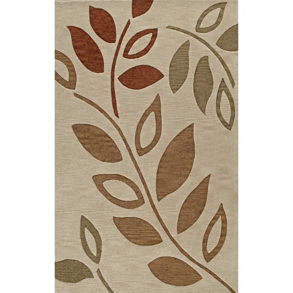 Dalyn Transitions Area Rug TR1 Tr1 Brown Leaves Branches 2' 6" x 8' Rectangle