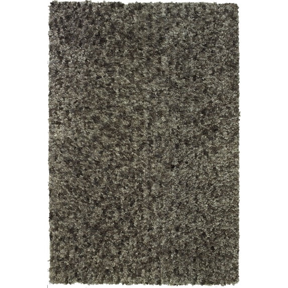 Dalyn Utopia Shag Area Rug UT100 Silver Shag Solid 3' 6" x 5' 6" Rectangle