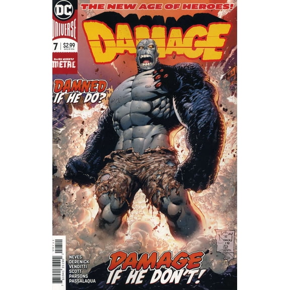 Damage (2nd Series) #7 VF ; DC Comic Book