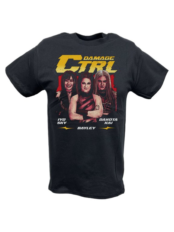 Damage CTRL Bayley Iyo Sky Dakota Kai Pose Black T-shirt