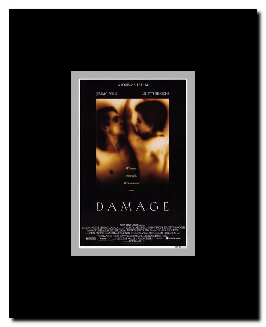 Damage Framed Movie Poster