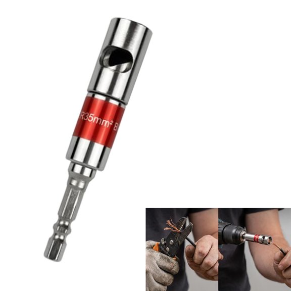 Damage-Free Cable Stripper Bit, Electric Wire Stripper for Electrical Engineering, Heavy Duty Alloy Build, Quickly and Smoothly without Damaging them or Jamming