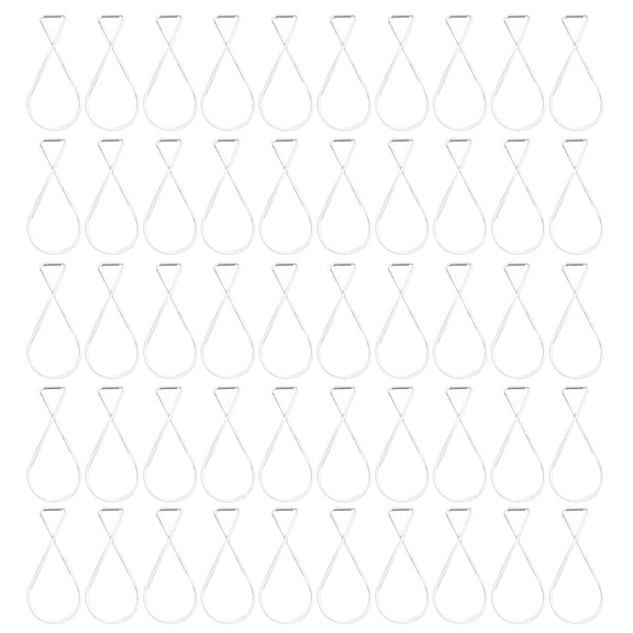 Damage-free Ceiling Hooks 50 Pcs Ceiling Hook Clips Easy Install Grid Hanging Hooks for Home Office School Wedding More