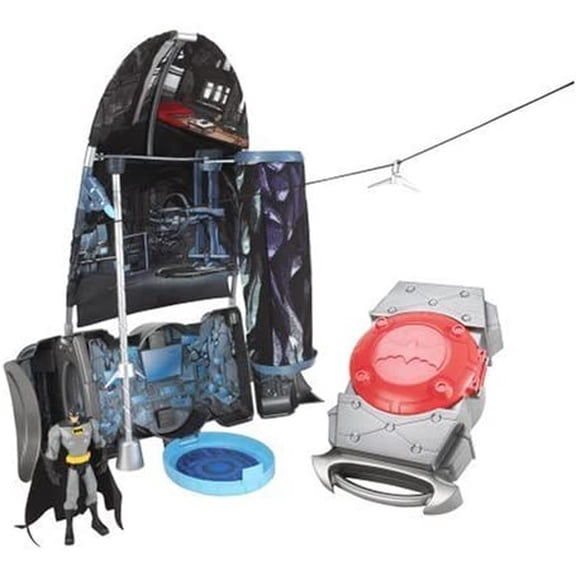 Damaged Box Special - Batman Power Key Batcave Playset - Transforms - Includes Figure