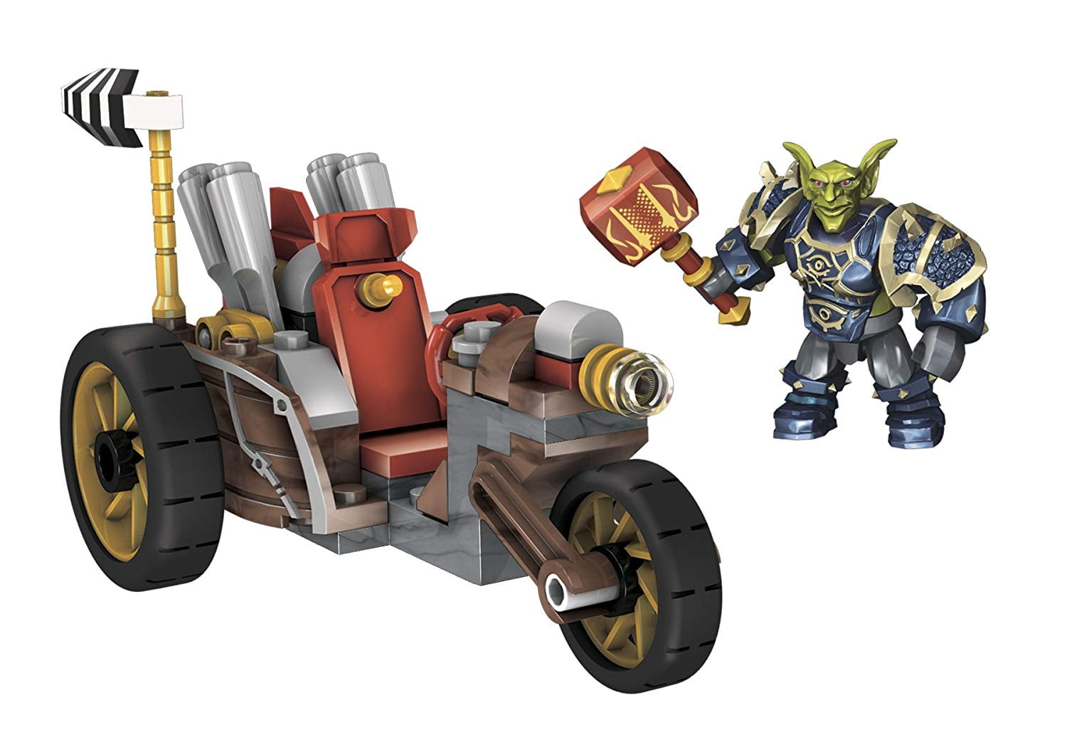 Damaged Box Special - Mega Bloks World of Warcraft Goblin Trike and Pitz