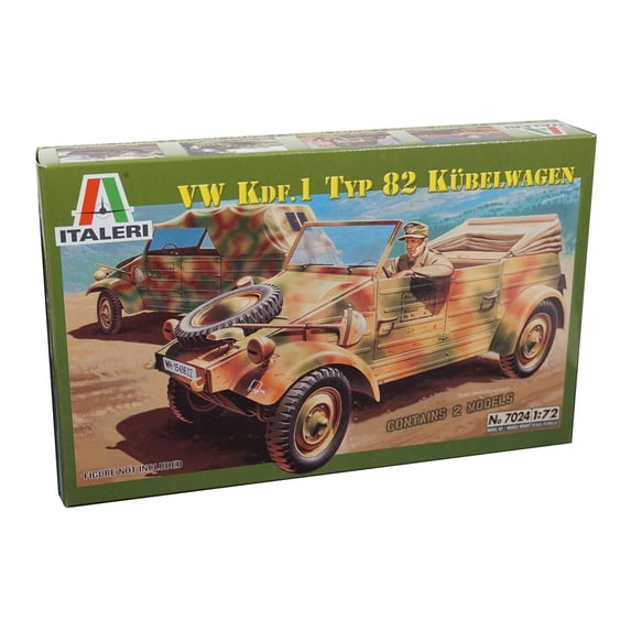 Damaged Box Special - V.W. KDF 1 TYP 82 Kubel-wagen - 1:72 Scale Model Kit