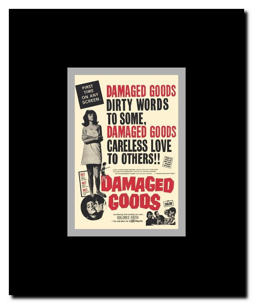 Damaged Goods Framed Movie Poster