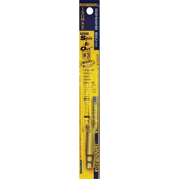 Eazypower Damaged Screw Remover Spin It Out No.3 Screw Extractor - Easy Out Tool
