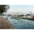 thumbnail image 1 of Damascus Barada River. Nthe Barada River Flowing Through Damascus Syria. Photochrome C1895. Poster Print by, 1 of 3