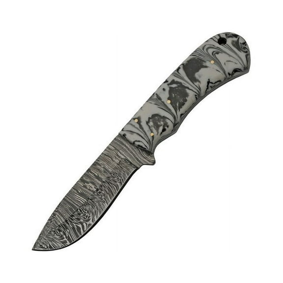 Damascus DM-1251BK Storm Hunter Etched Black Fixed Knife