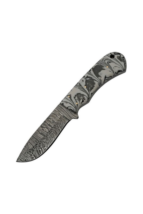 Damascus DM-1251BK Storm Hunter Etched Black Fixed Knife