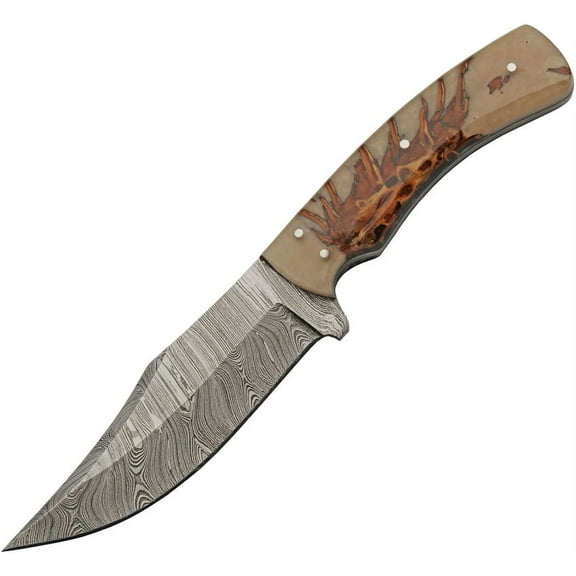 Damascus DM-1328 Pine Ranch Hunter Fixed Blade Knife