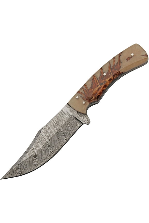 Damascus DM-1328 Pine Ranch Hunter Fixed Blade Knife