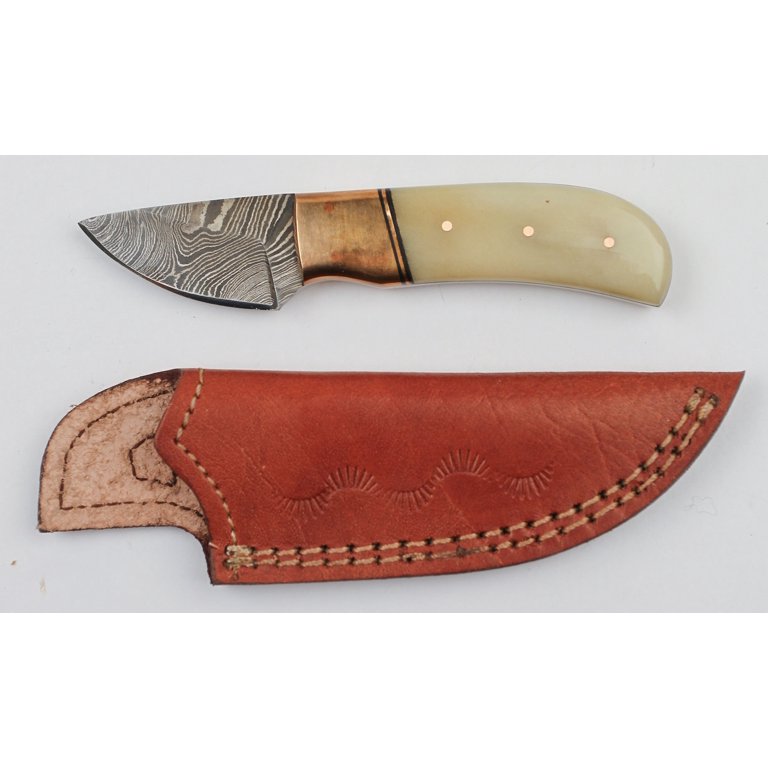 Damascus Hunting Knife, Damascus Fixed Blade Knife, Damascus