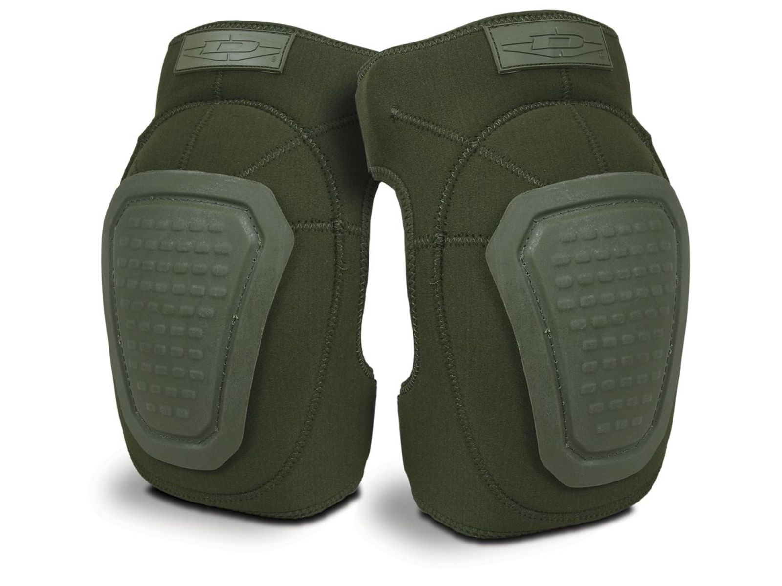 Damascus Gear Knee Pad,UNIV,Hook/Loop,Green,PR DNKP-OD