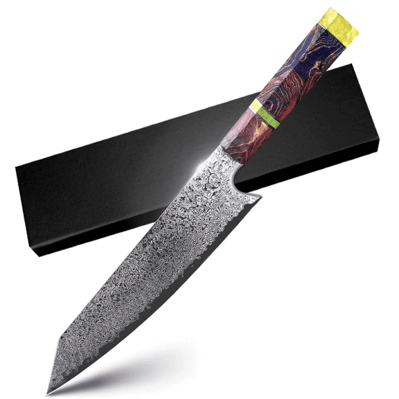 Damascus Knife 8 inch Kiritsuke Kitchen Chef Japanese Knife 67Layers VG10 High Carbon Stainless Steel Knives Razor Sharp