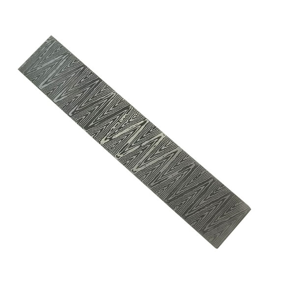 Damascus Steel Billet Steel Billet Patterned Steel Quenched Smoothed For Home Cutter Diy Multipurpose Material Damascus Steel Billet Patterned Steel Cutter Making Bar Embryo