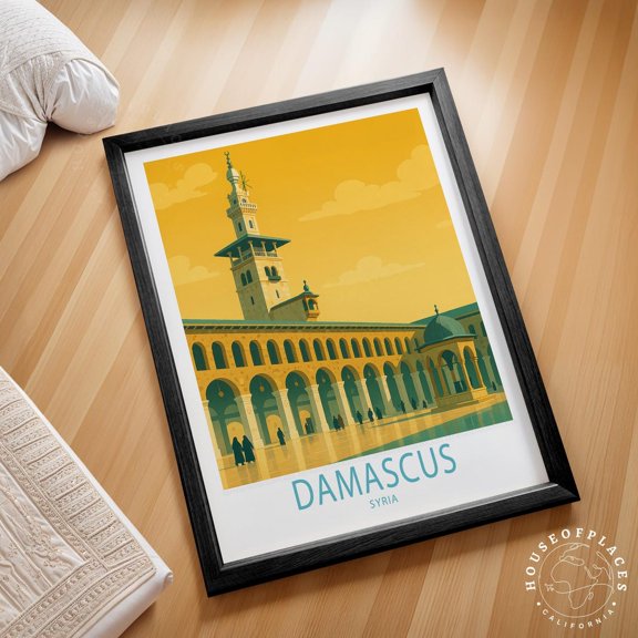 Damascus Syria Scenic Travel Wall Art Home Decor